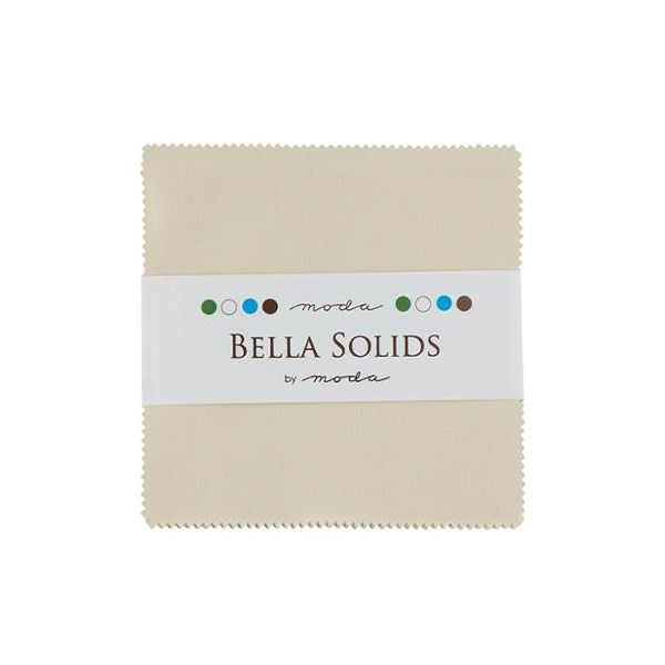 Bella Solids Charm Pack - Natural