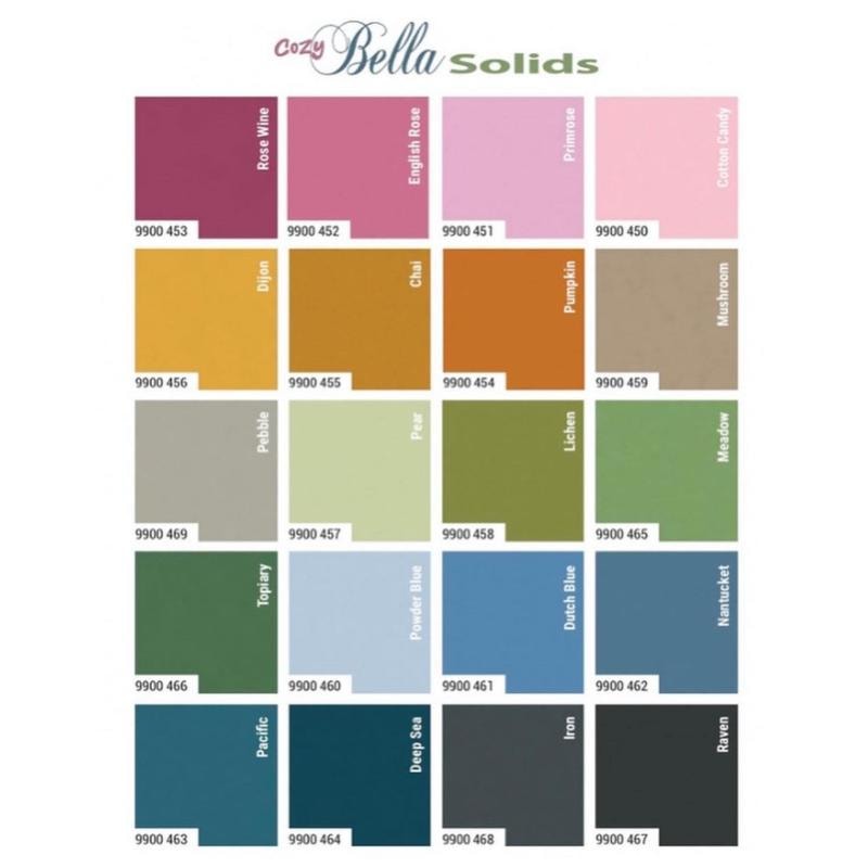 Bella Solids Mini Charm Pack