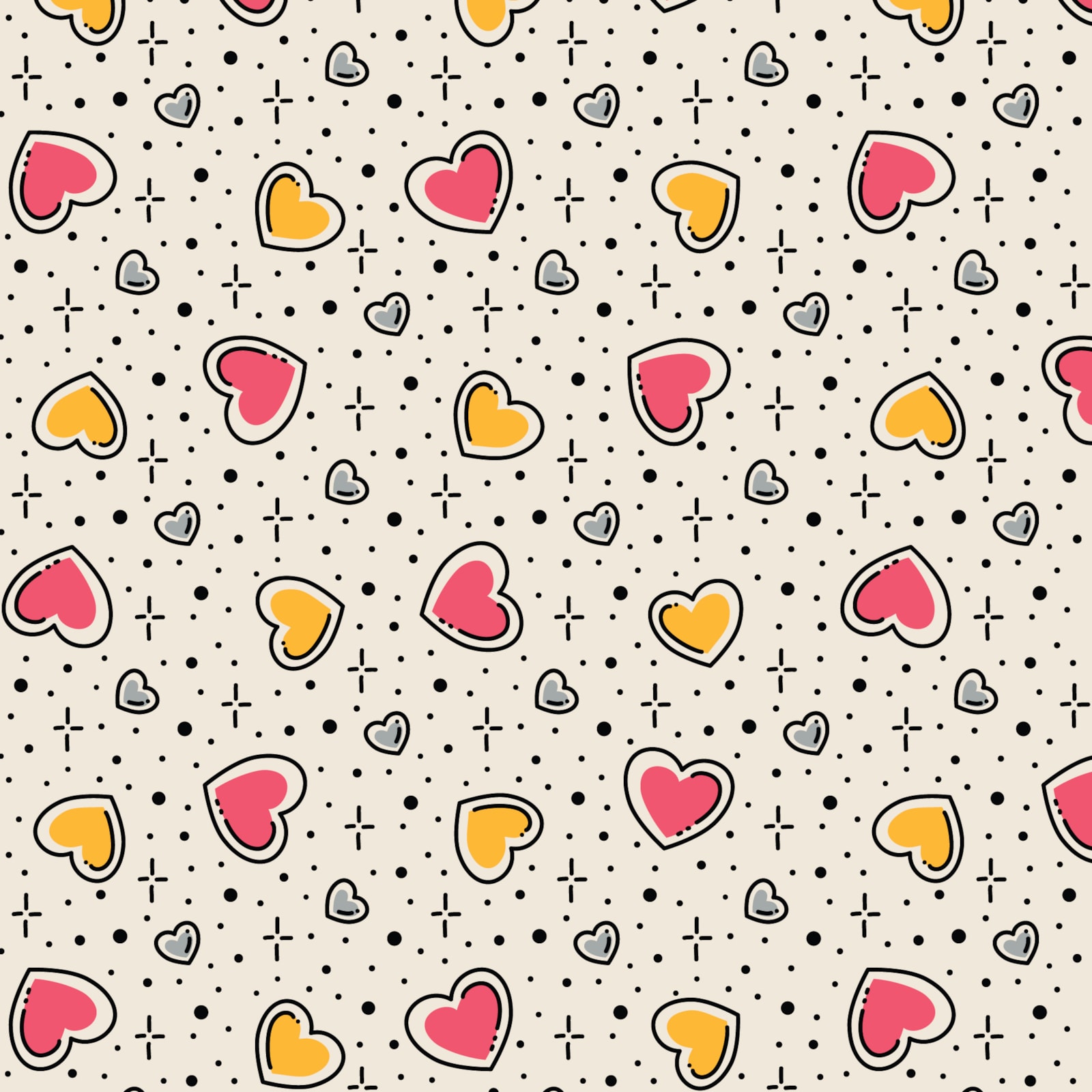 Big Heart Plus - Ivory Multi