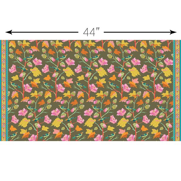 Bird Forest Double Border - Autumn