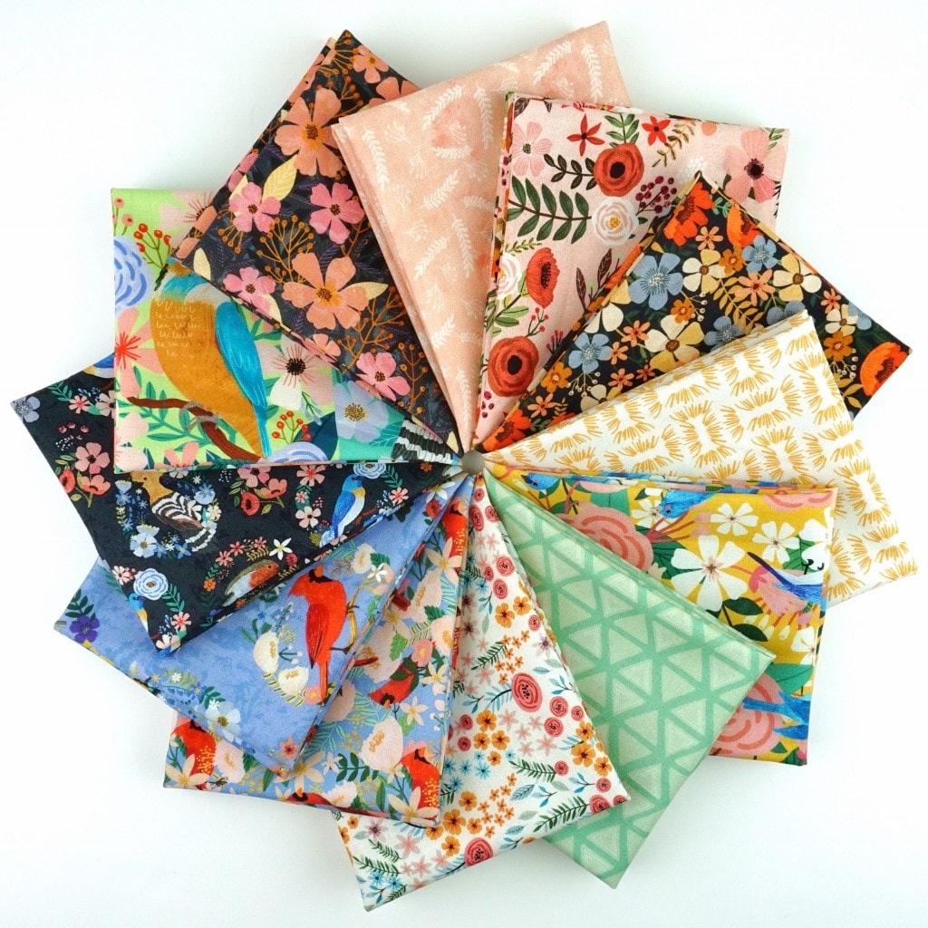 Bird Garden Fat Quarter Bundle | Mia Charro | 12 FQs