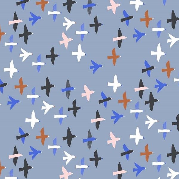 Birds in Blue