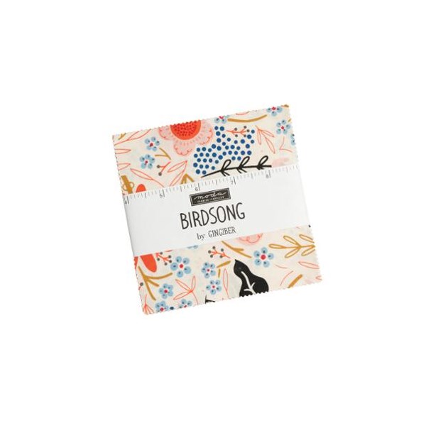 Birdsong Charm Pack | Gingiber | 42 - 5" Squares