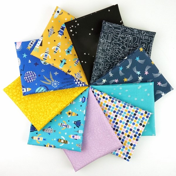 Blast Off Fat Quarter Bundle | Stephanie Thannhauser | 10 FQs