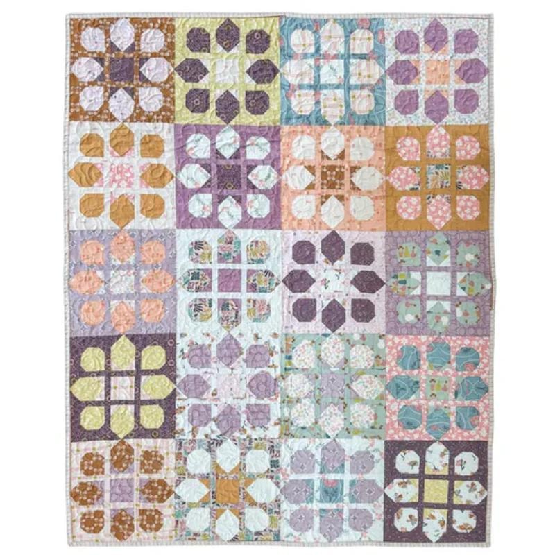 Bloom & Shine Quilt Kit | GeoBloom | Sewcial Bee Collective