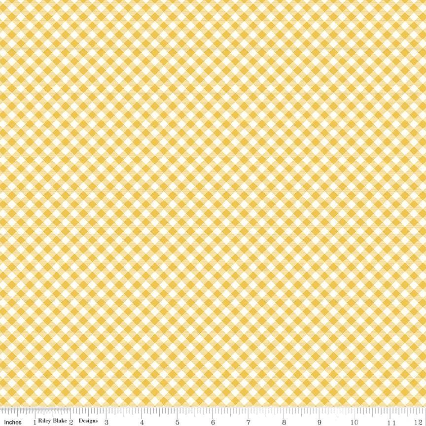 BloomBerry Gingham - Yellow