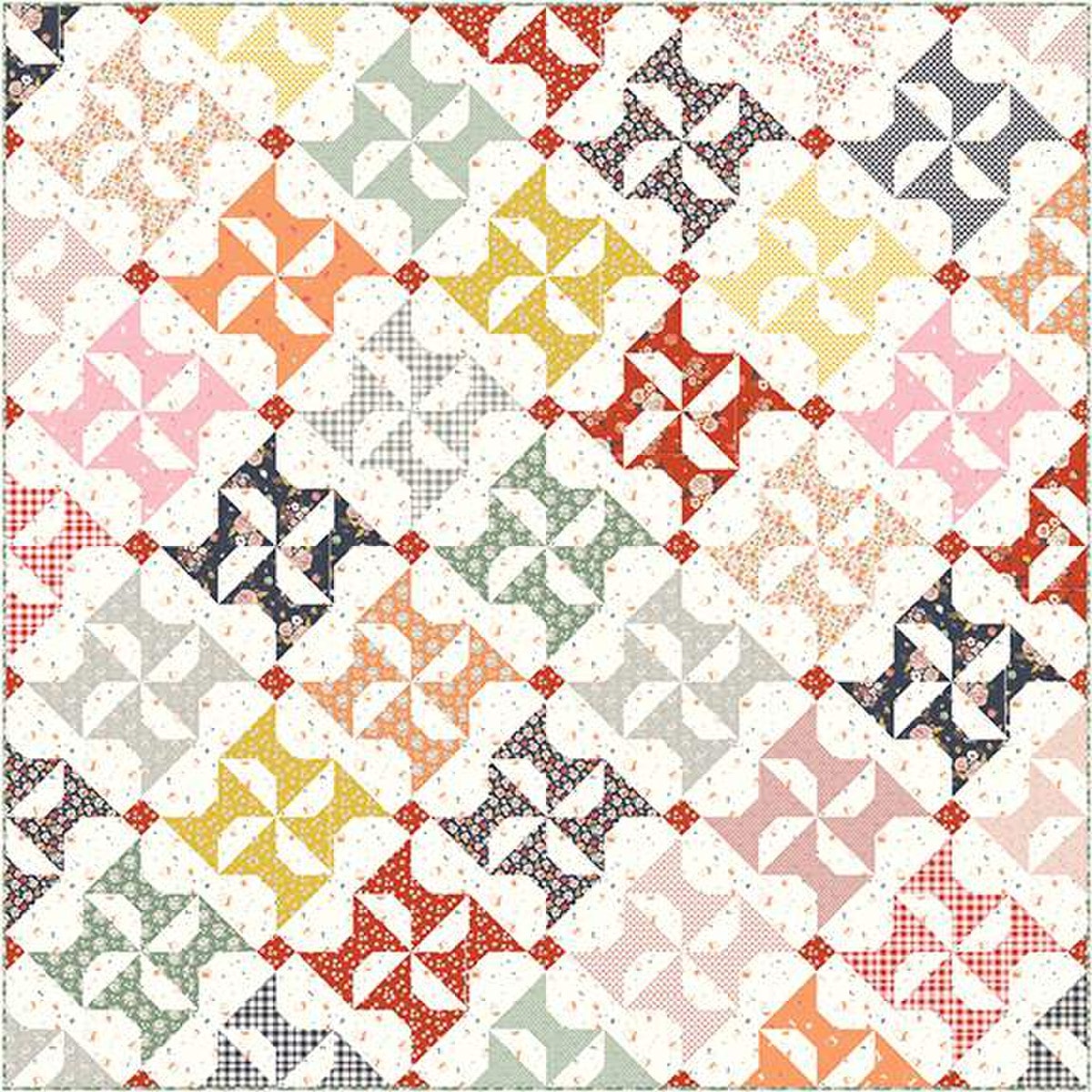 BloomBerry Quilt Pattern | Minki Kim