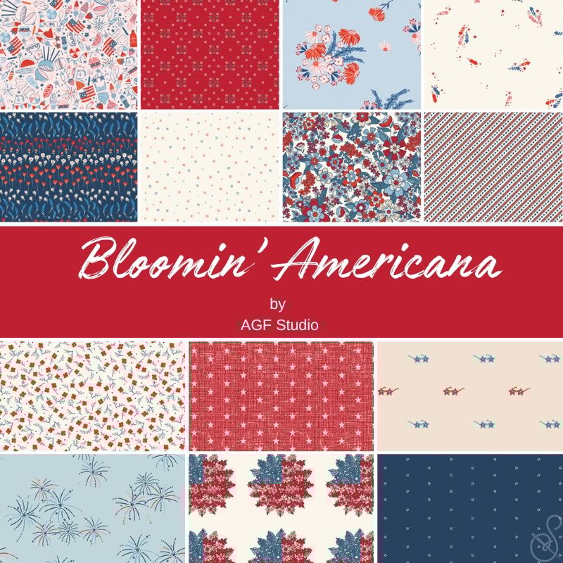 Bloomin' Americana Half Yard Bundle | AGF Studio | 14 SKUs