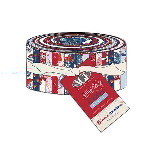 Bloomin' Americana Strip Roll | AGF Studio | 40 PCs