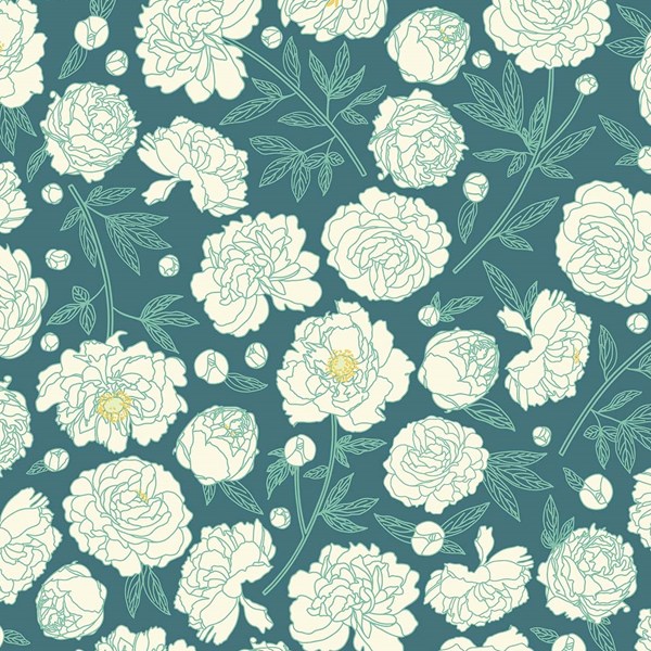 Blooming - Teal