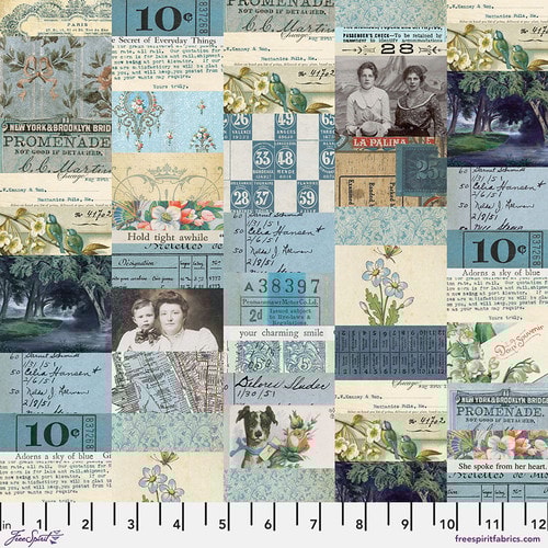 Blue Collage