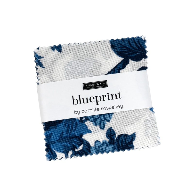 Blueprint Mini Charm Pack | Camille Roskelley | 42 - 2.5" Squares