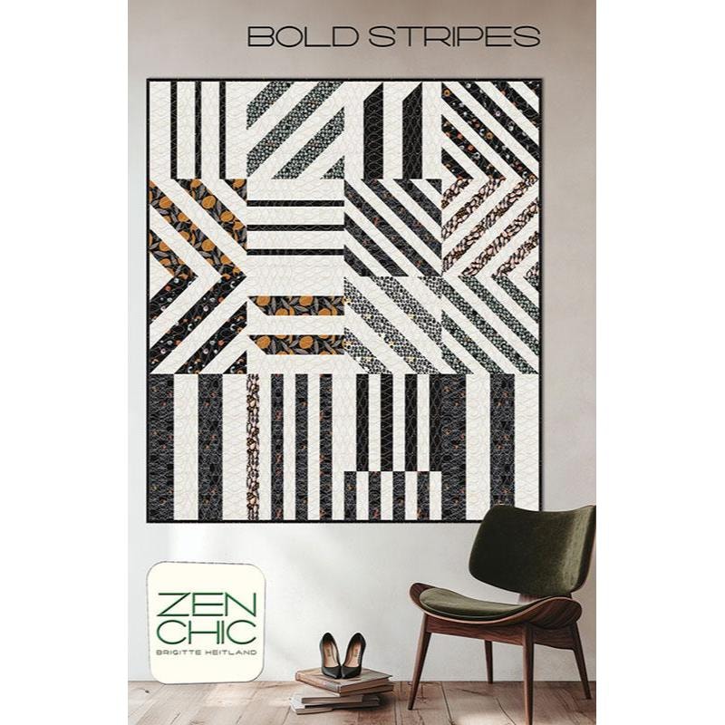 Bold Stripes Quilt Pattern | Zen Chic