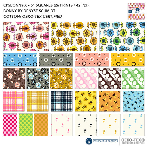 Bonny Charm Pack | Denyse Schmidt | 42 PCs