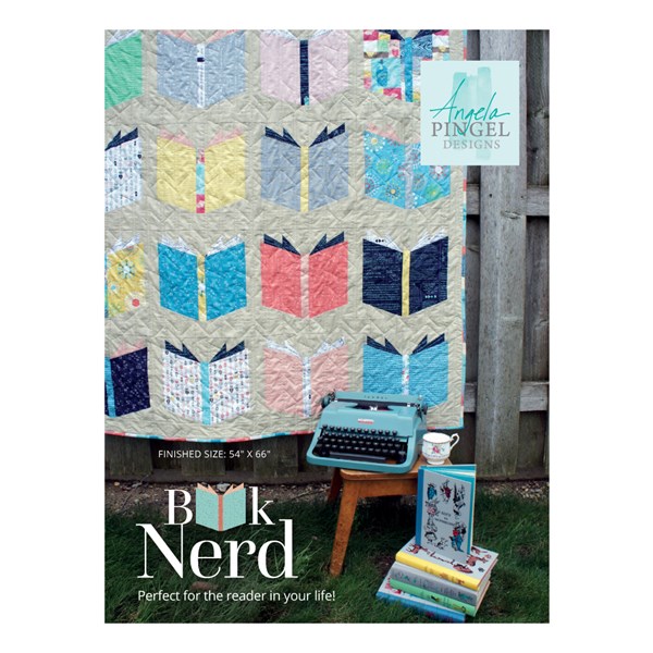 Book Nerd Quilt Pattern by Angela Pingel