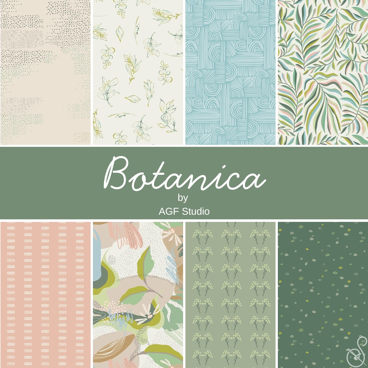 Botanica Half Yard Bundle | AGF Studio | 8 SKUs