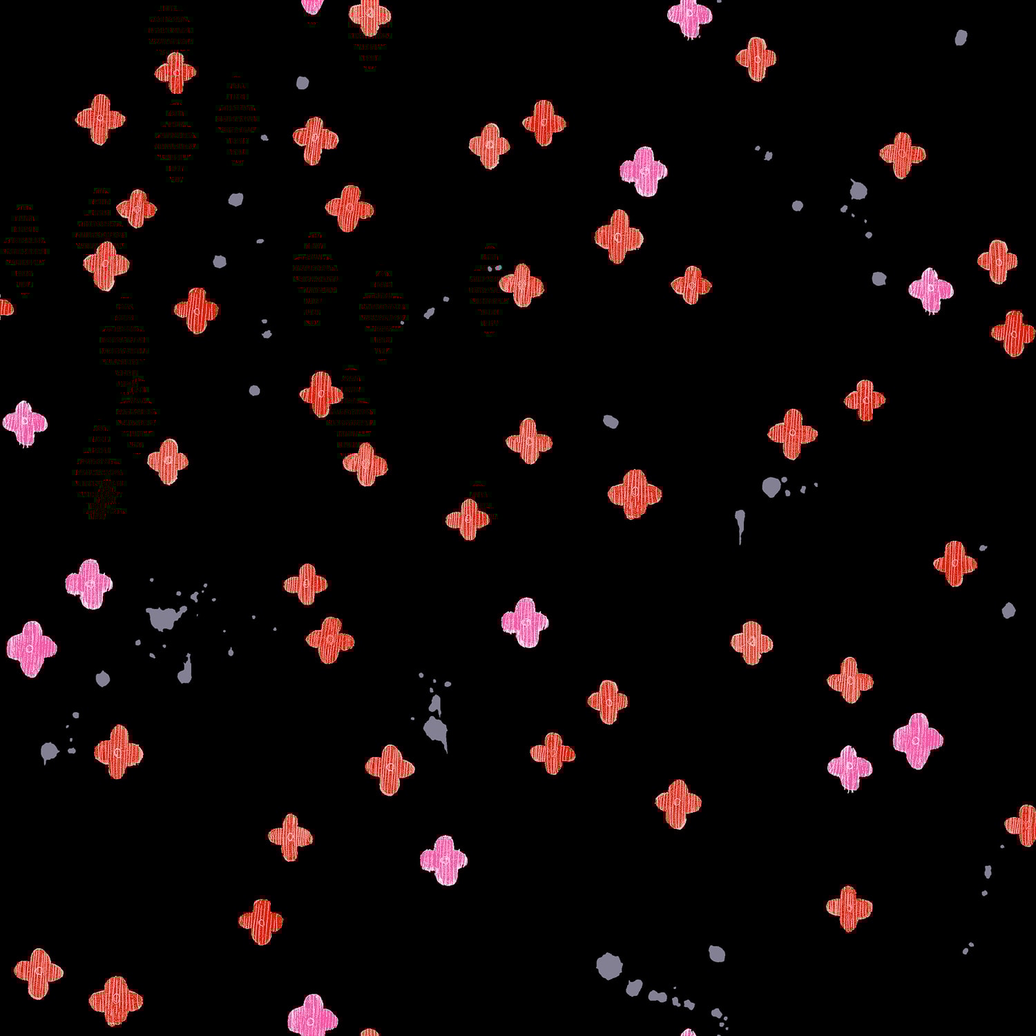 Bouquet Burst - Black