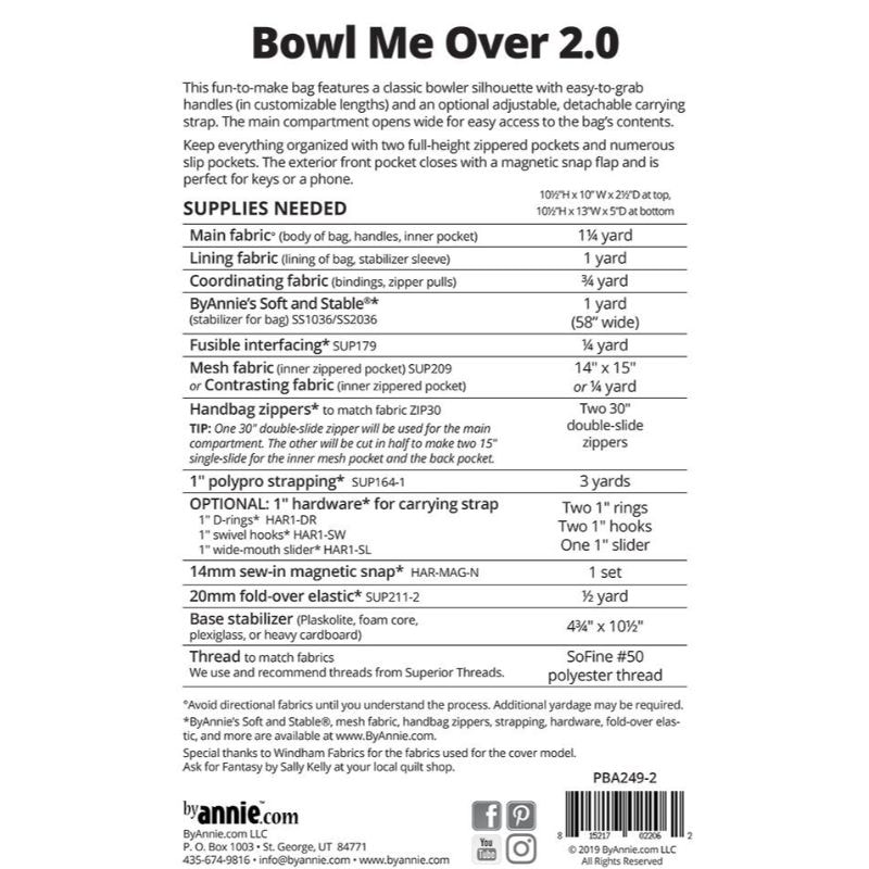 Bowl Me Over 2.0 Bag Pattern | ByAnnie
