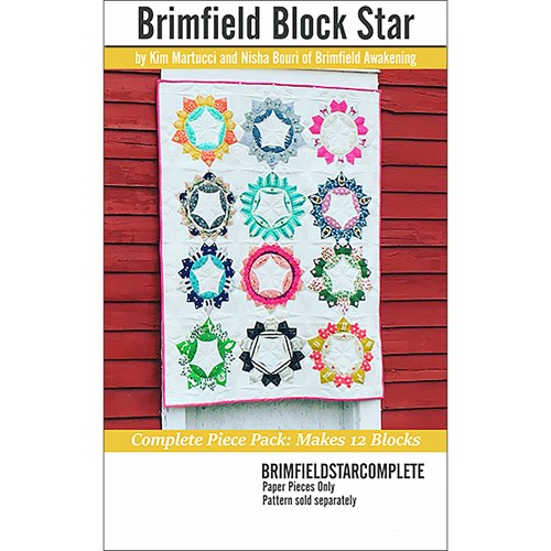 Brimfield Block Star 12 Block Paper Piece Pack