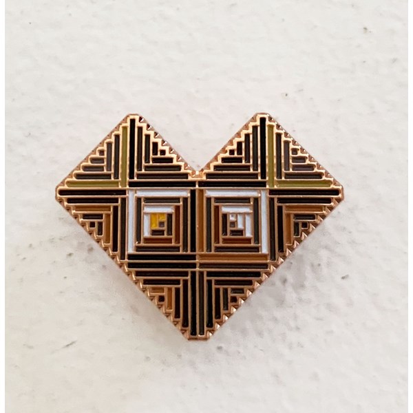 Built Quilt Enamel Pins