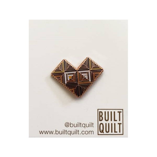 Built Quilt Enamel Pins