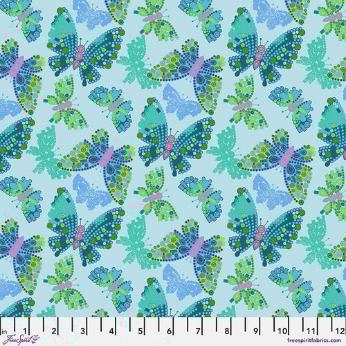 Butterfly Brooch - Sky