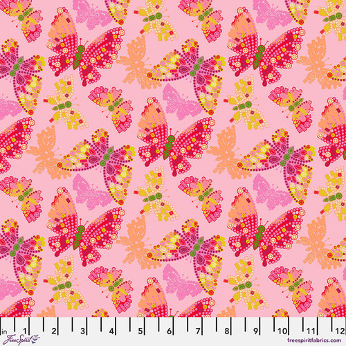 Butterfly Brooch - Pink