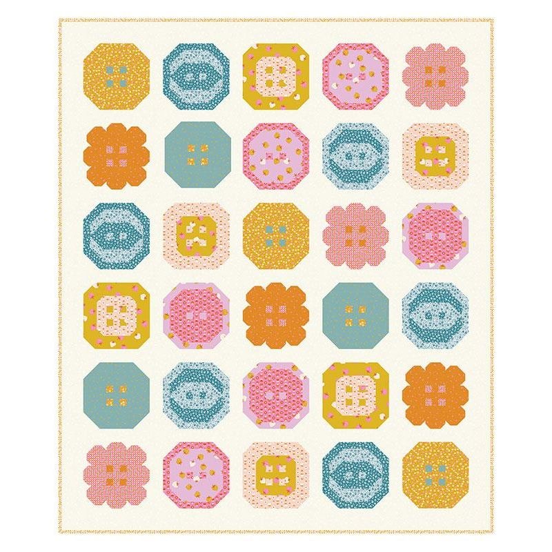 Buttoned Up Quilt Pattern | Pen and Paper Patterns