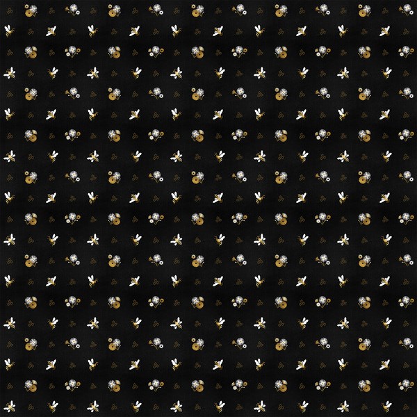 Buzzing Bees - Black