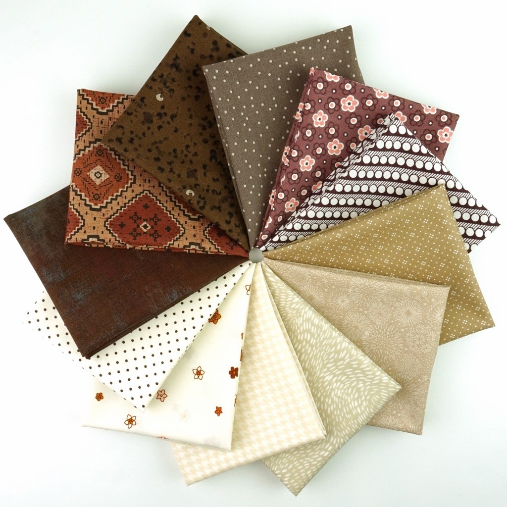 Color Play Café au Lait Fat Quarter Bundle