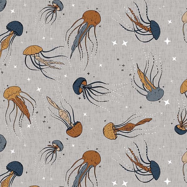 Calm Waters Jellyfish - Gray