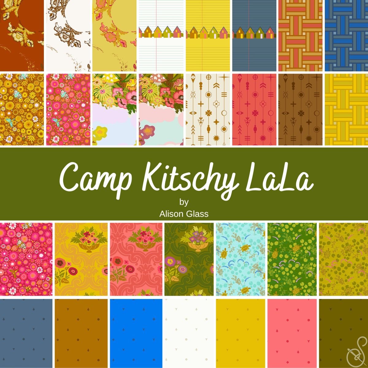 Camp Kitschy LaLa Layer Cake | Alison Glass | 42 PCs
