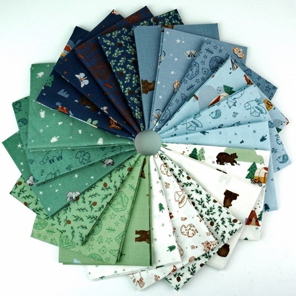 Camp Woodland Fat Quarter Bundle | 21 FQs