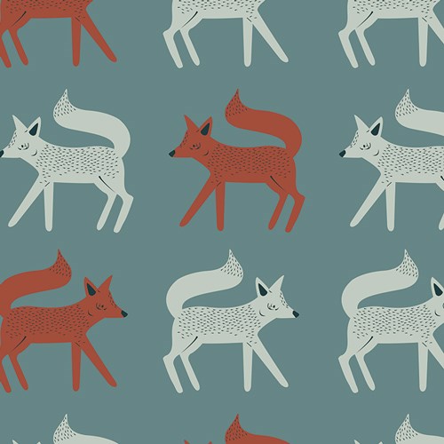 Sneaky Little Foxes in Slate