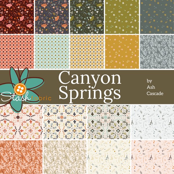 Canyon Springs Charm Pack | Ash Cascade | 42 PCs