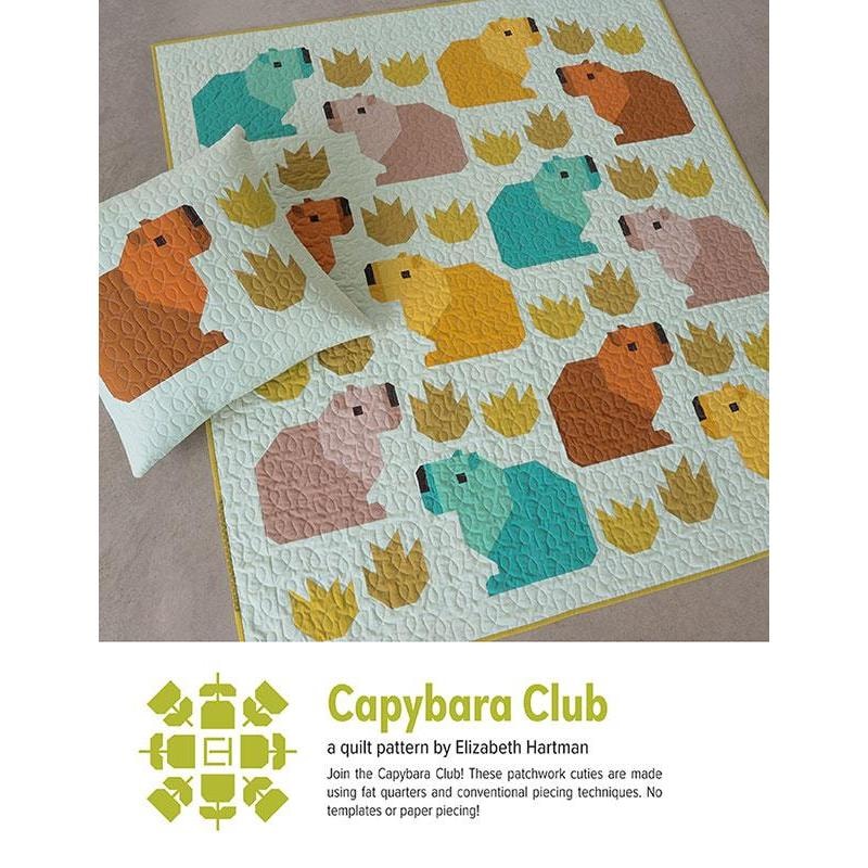 Capybara Club Quilt Pattern | Elizabeth Hartman