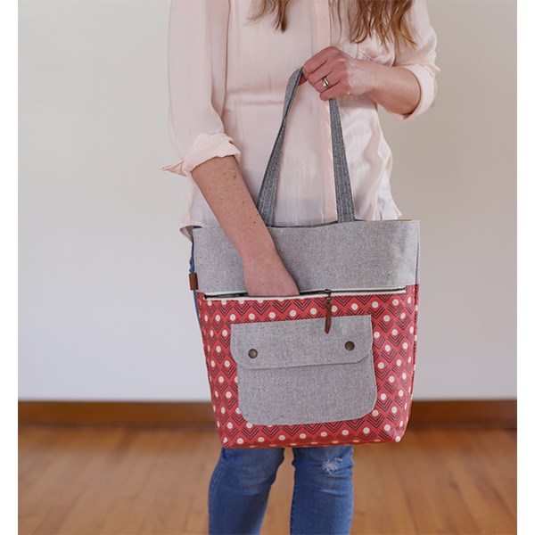 Caravan Tote & Pouch Pattern by Noodlehead