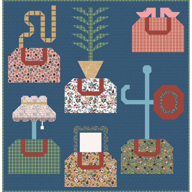 Carpet Bags Quilt Pattern | Jennifer Long