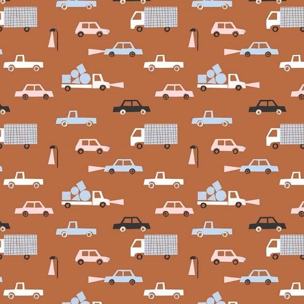 Cars in Ochre Multi