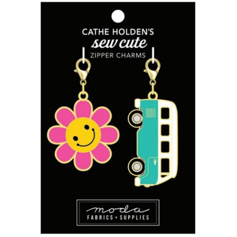 Cathe Holden's Sew Cute Buttons and Scissors Zipper Charms