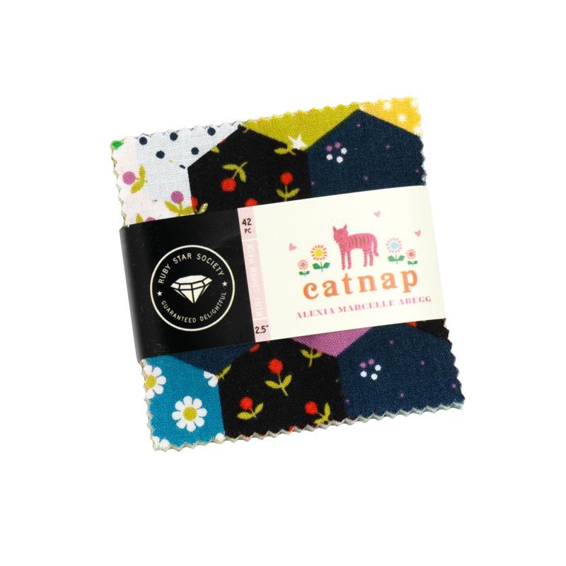 Catnap Mini Charm Pack | Alexia Abegg | 42- 2.5" Squares