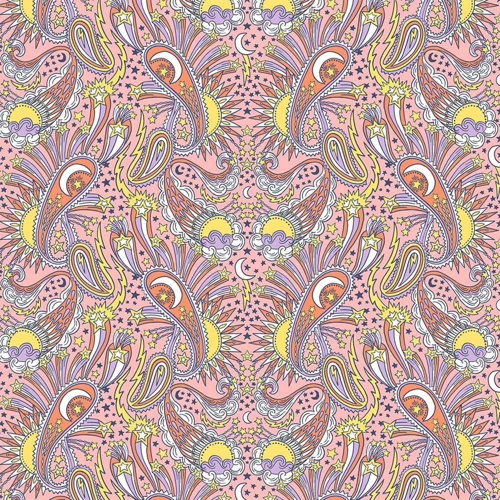 Celestial Paisley - Orange