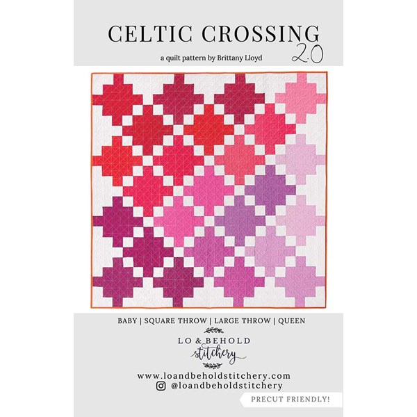Celtic Crossing by Brittany Lloyd of Lo and Behold Stitchery