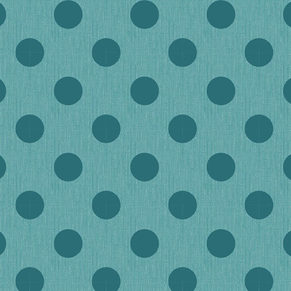 Chambray Dots - Aqua