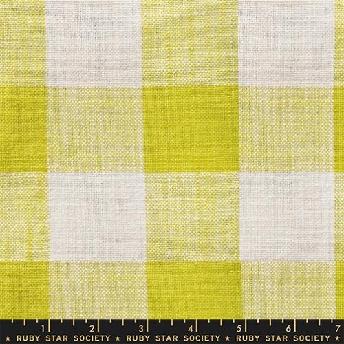 Checker Toweling - Citron
