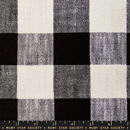 Checker Toweling - Black