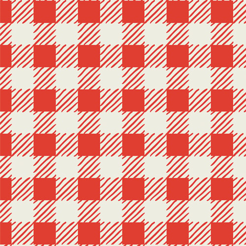 Checkered Charm - Red FLANNEL