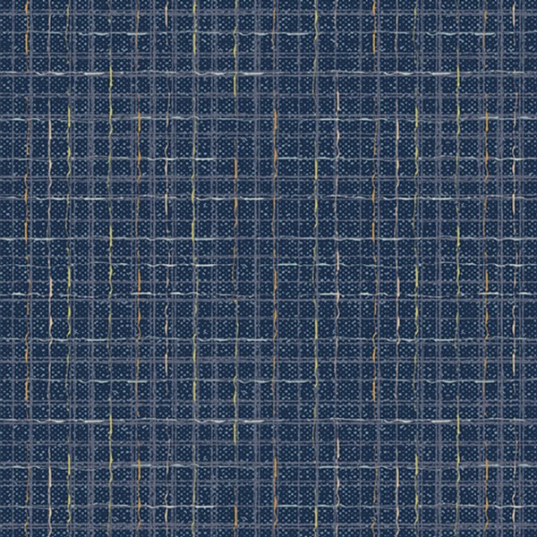 Checkered Elements - Tweed Indigo