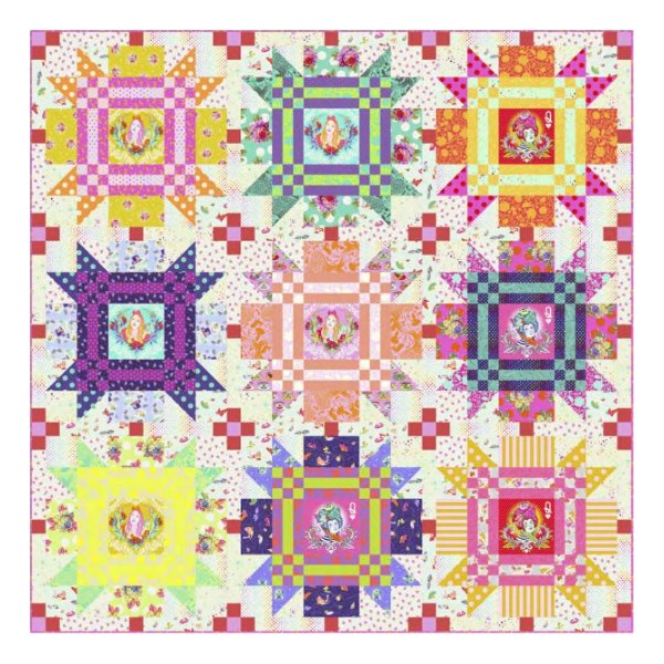 Checkmate Quilt Kit | Curiouser & Curisouser | Tula Pink
