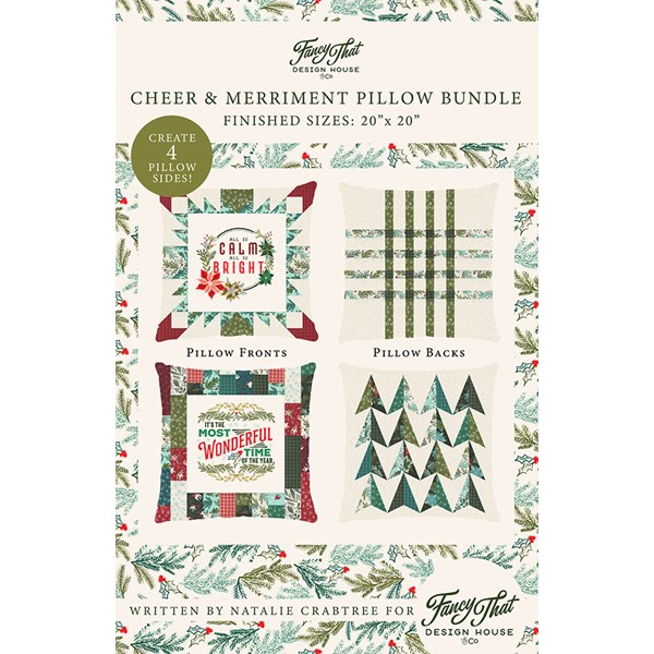 Cheer & Merriment Pillow Bundle Pattern | Fancy That Design House & Co.